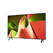 LG OLED B4 TV 稍微傾斜的左側面視圖