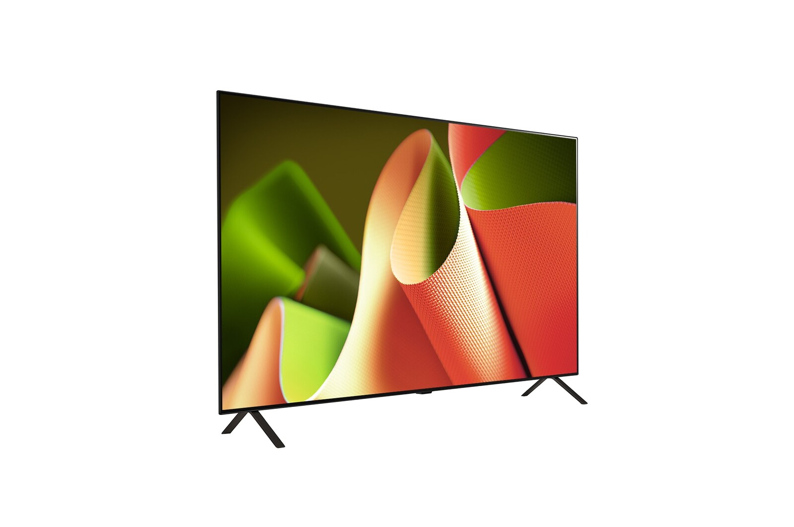 LG OLED B4 TV 的右側面視圖