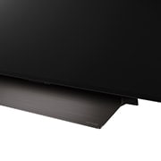 從底部特寫 LG OLED evo C4 4K 智能電視的圖像