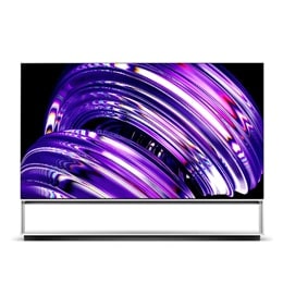 以下是兩個按鍵。第一個按鍵「LG SIGNATURE OLED 8K」連結至 Z2 產品詳情頁面，另一個按鍵「LG OLED Evo」連結至 G2 產品詳情頁面。