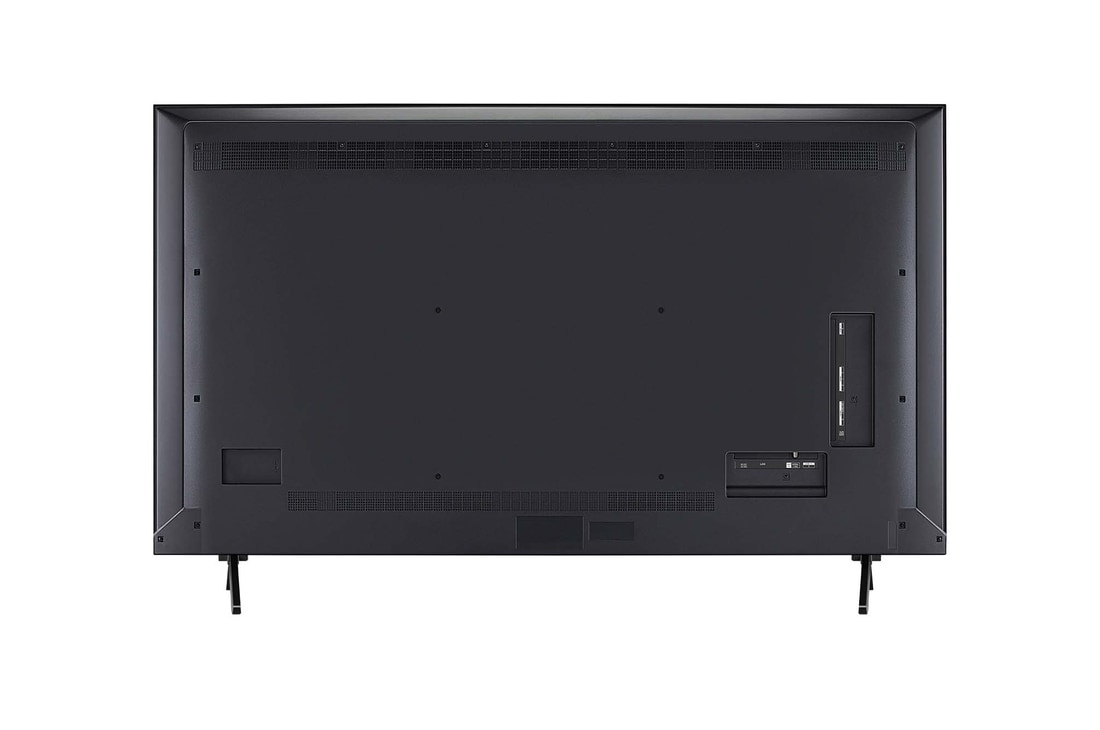 LG QNED evo QNED92 電視的後視圖。