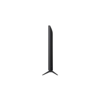 LG NanoCell NANO80 電視左側面視圖。
