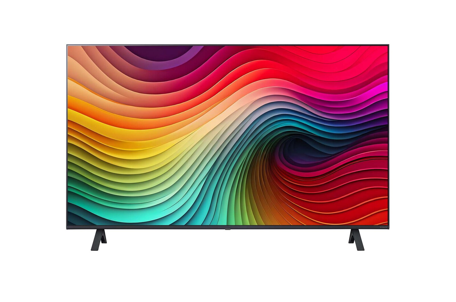 LG NanoCell 電視 NANO80 的正面圖