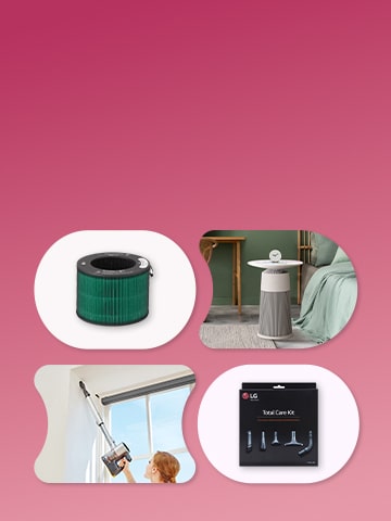 Picture of the LG Products and genuine accessories.