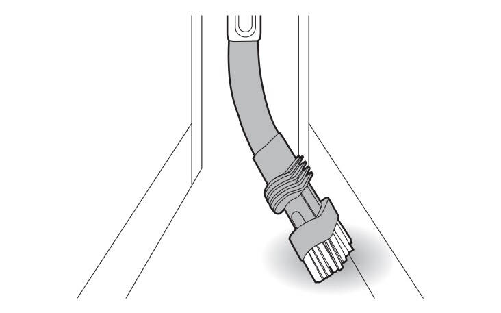 This tool is flexible and its length can be adjusted making it especially useful for cleaning inside vehicles or in narrow spaces under and behind furniture where an angled tool is needed