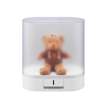 image of the Drying Case with its lid closed and a doll attached to the holder