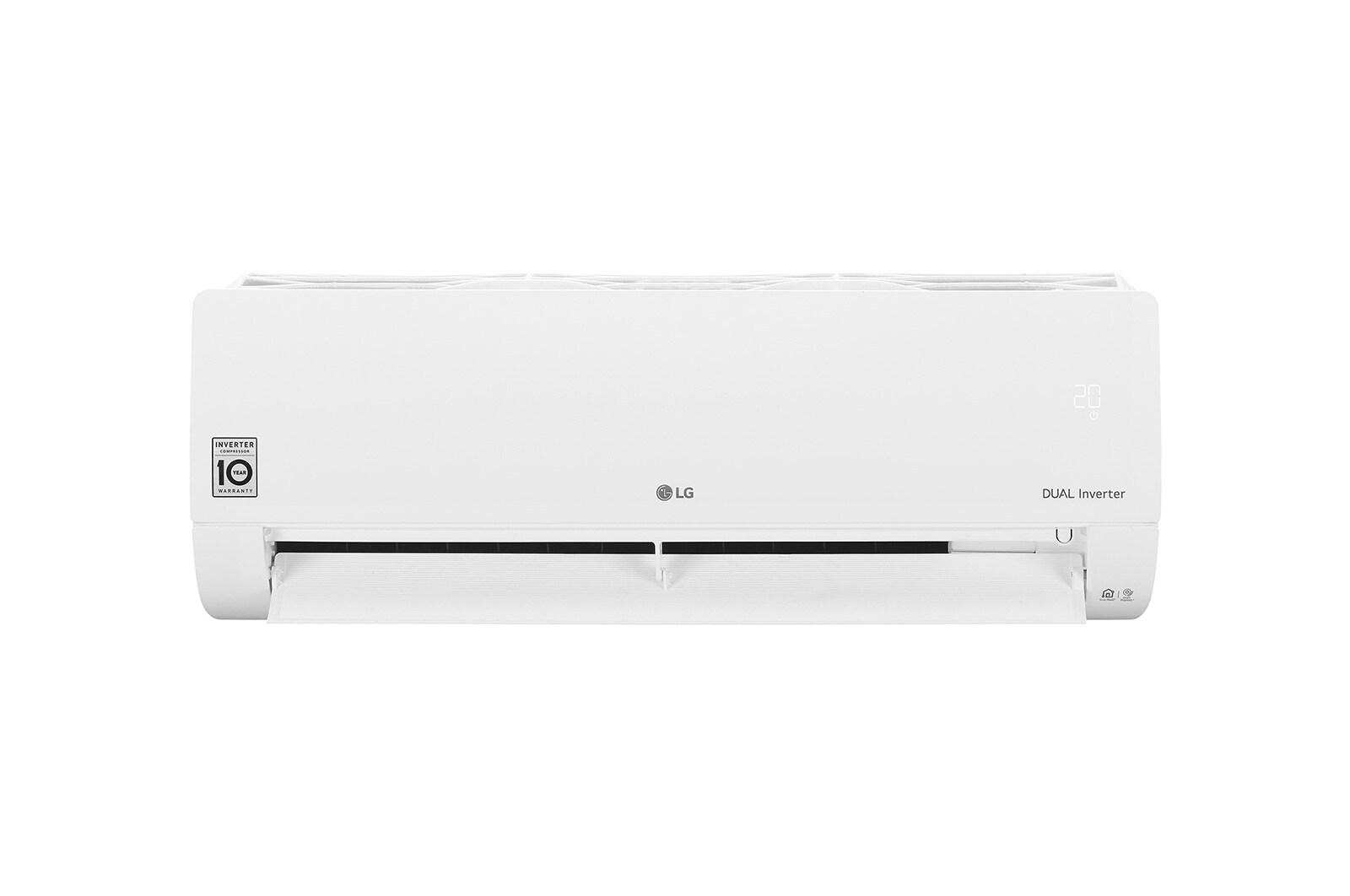 LG DualCool Split Type Heat Pump Air Conditioner with Dual Inverter Compressor (1HP with remote control), LGHP09S