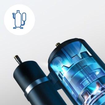 LG inverter compressor for energy-efficient cooling.