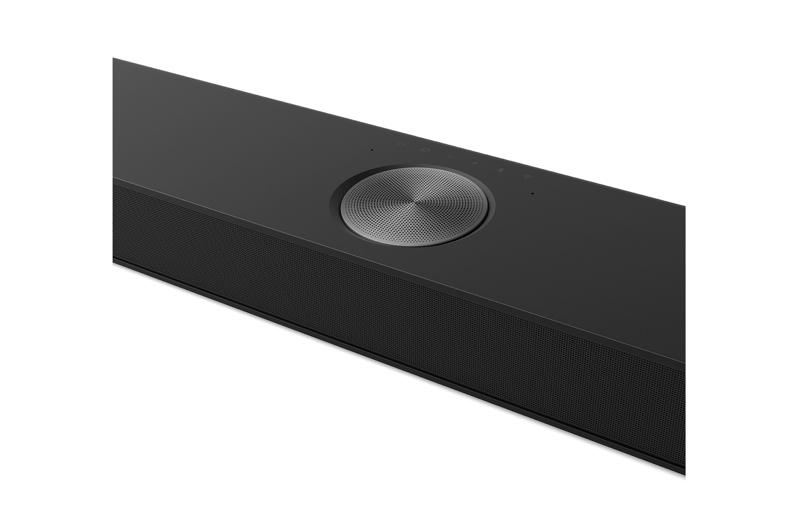 Top close-up angle view of LG Soundbar S95TR