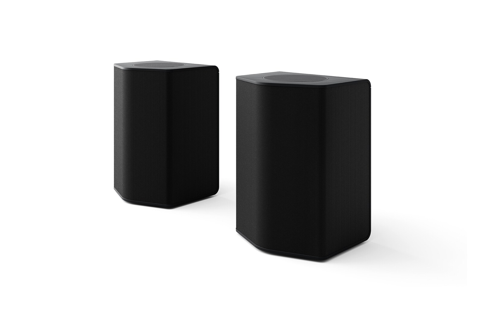 Angled view of Rear Speakers of LG Soundbar S95TR