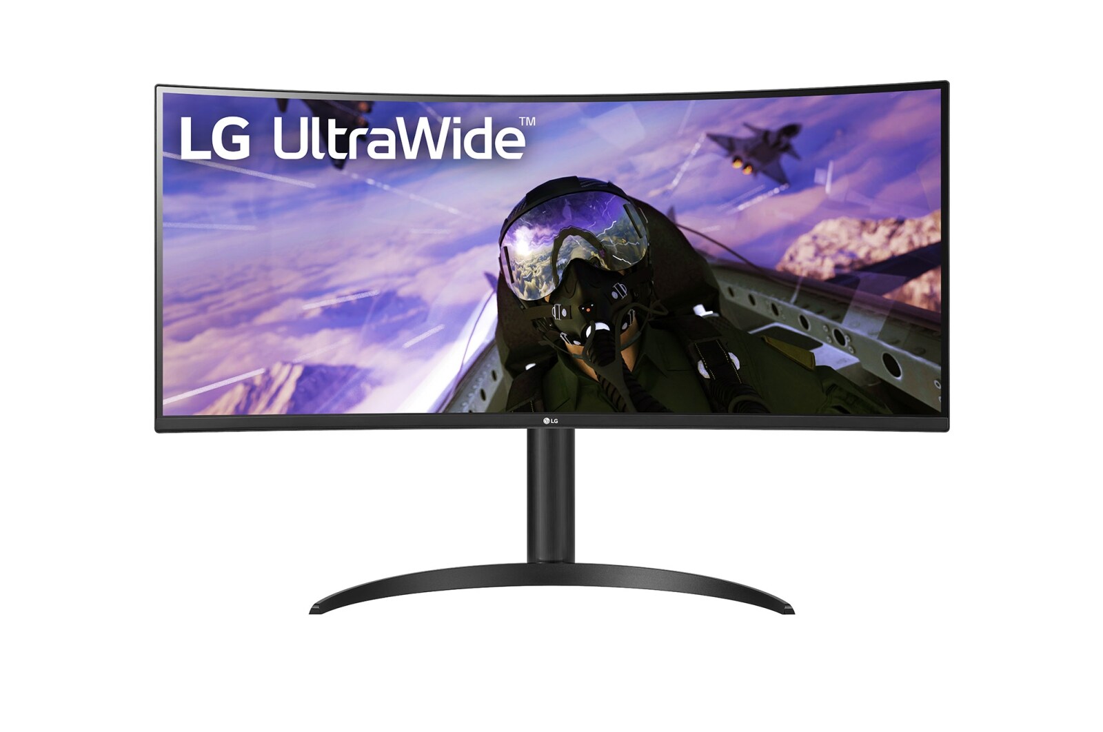Front view of 34&#34; 21:9 UltraWide™ QHD Curved Monitor 34WP65C-B