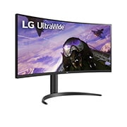 LG 34" 21:9 UltraWide™ QHD Curved Monitor, 34WP65C-B