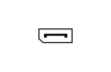 DisplayPort 1.4 icon.	