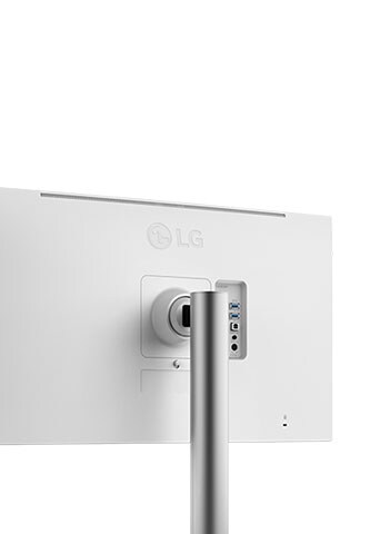 One Click Stand for an easy set-up of monitor without any other equipment.