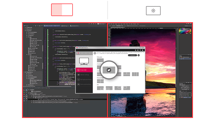 OnScreen Control offering Easier User Interface.