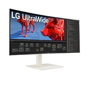 +15 degree side view of UltraWide™ Curved monitor 38WR85QC