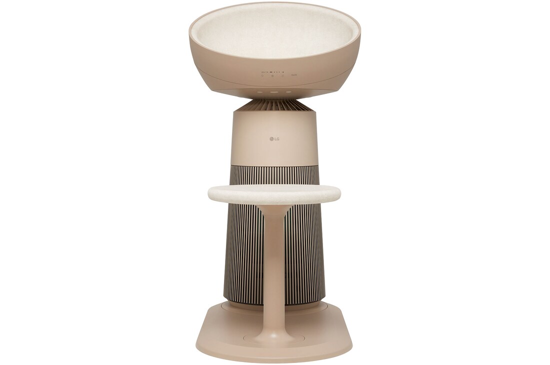 Front view of LG PuriCare™ AeroCatTower Air Purifier - (AF25CATM.AHK)