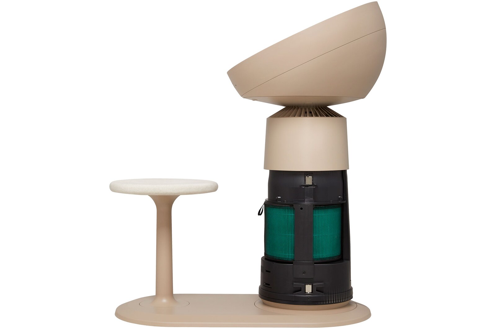 Image of aerocattower left filter open