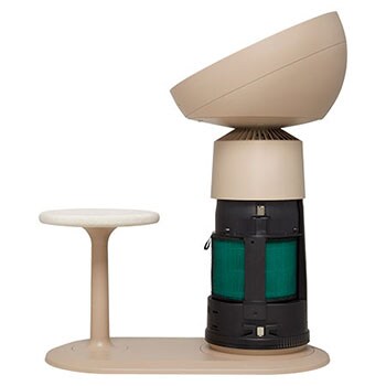 Image of aerocattower left filter open