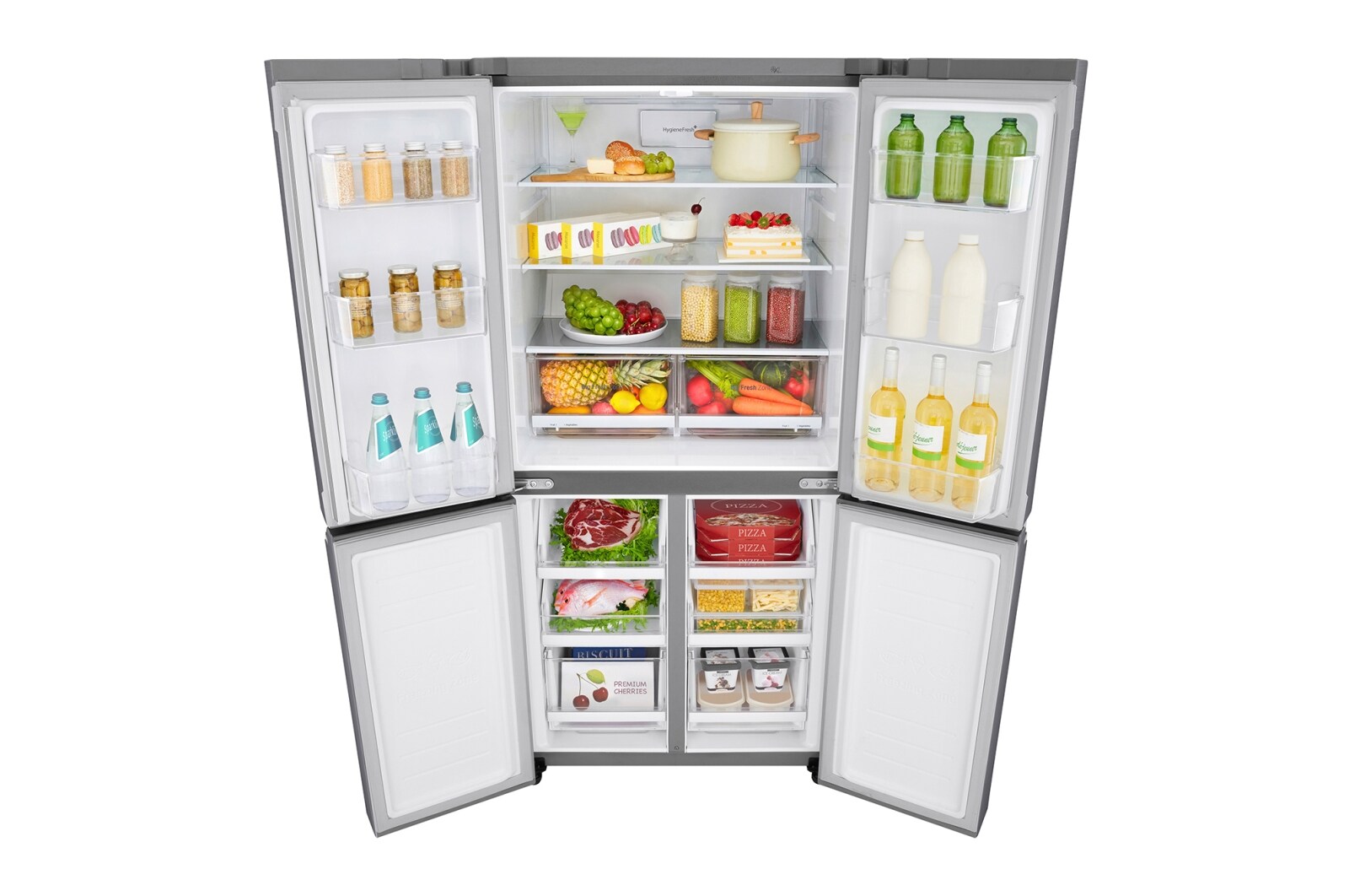 LG 464L Slim French Door Fridge with Inverter Linear Compressor, F522S11