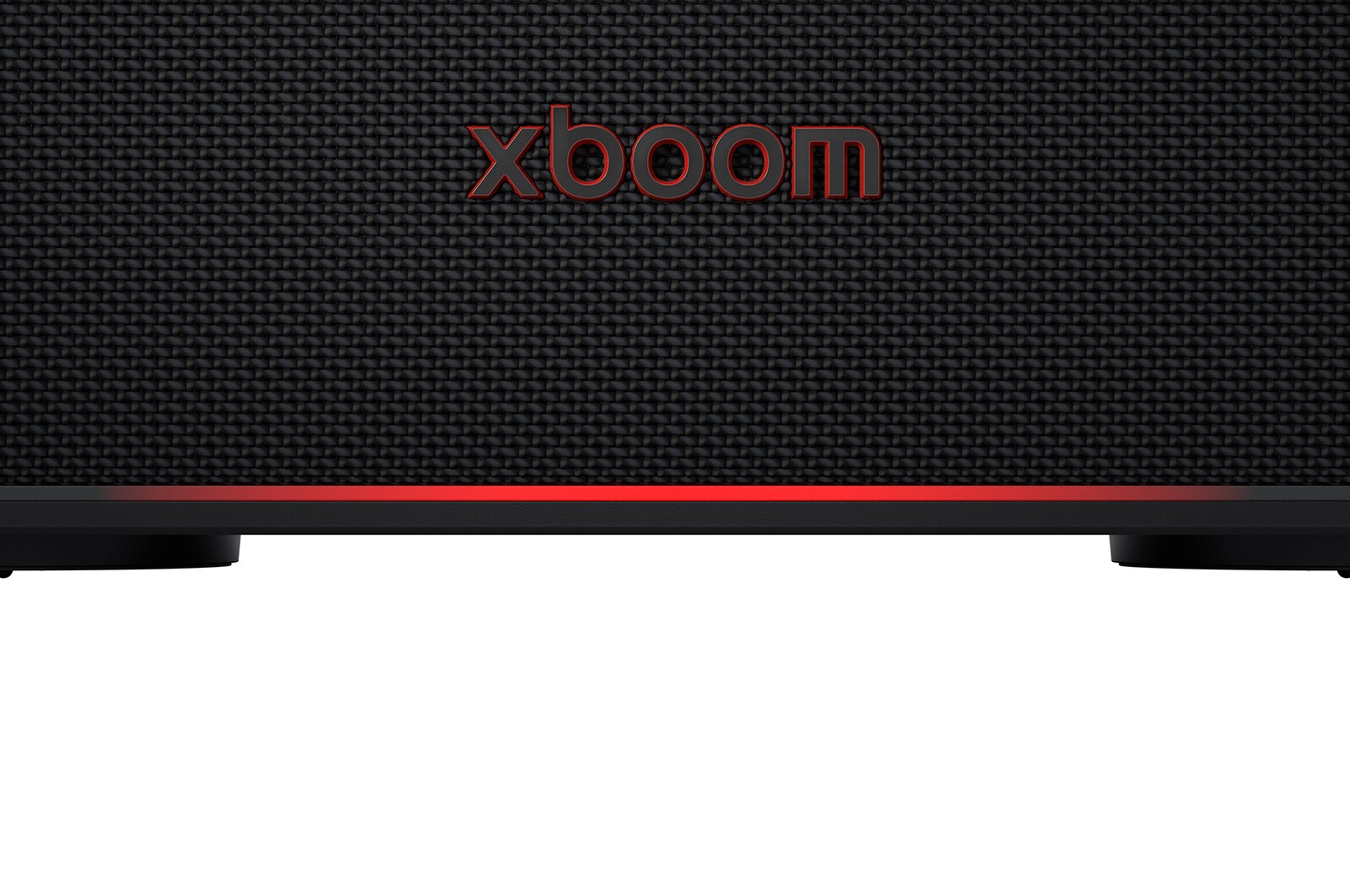 front view of xboom Bounce with logo close-up