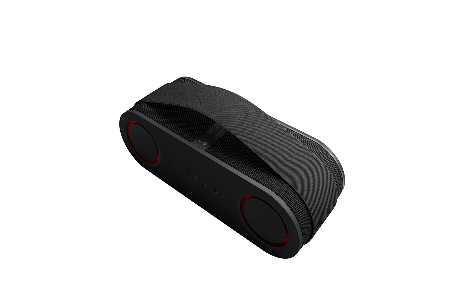 rear view of xboom Bounce with handle