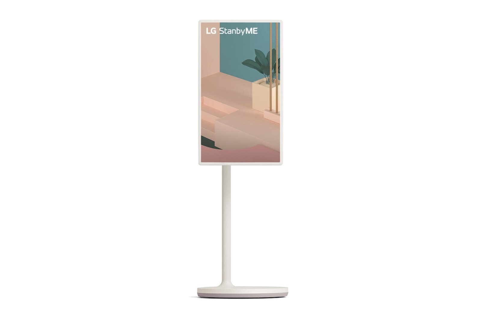 Front view of vertical mode with background image