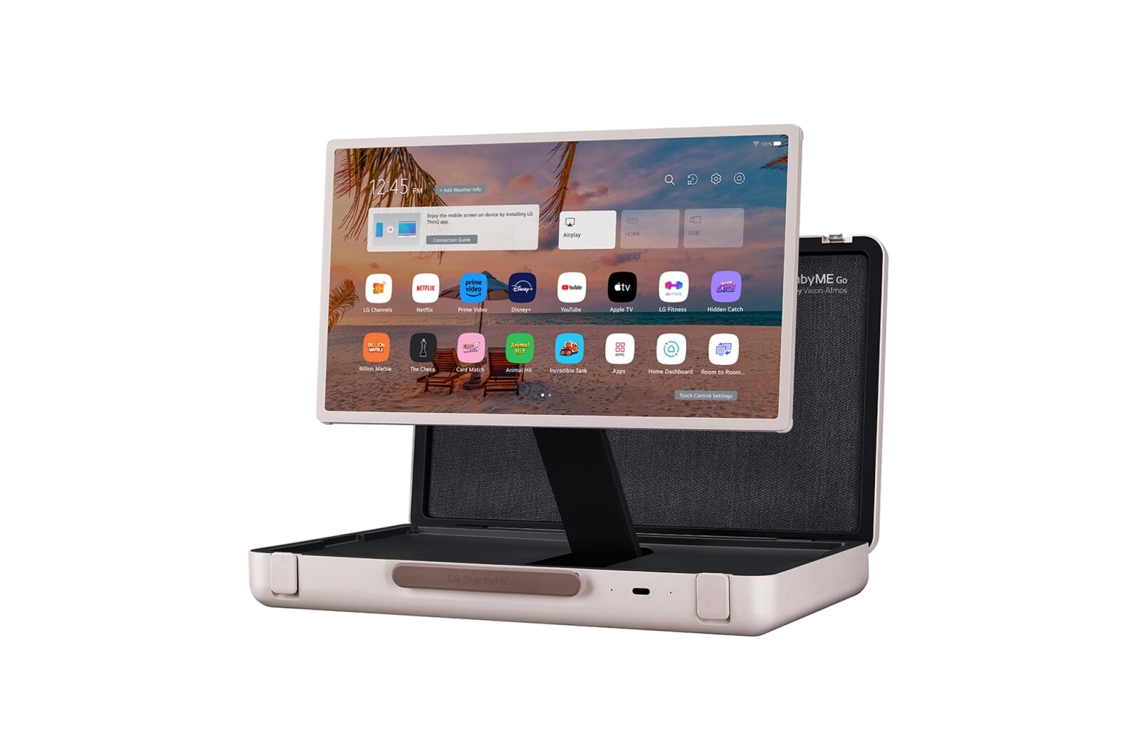 LG StanbyME Go 27" Touch Screen (Carry Bag Design), 27LX5QKNA