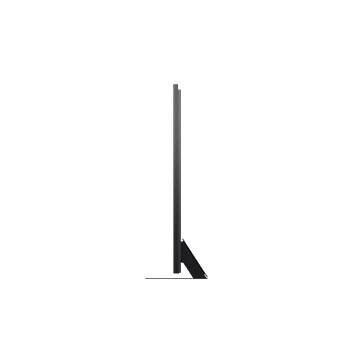Left-facing side view of LG QNED evo QNED86 TV 