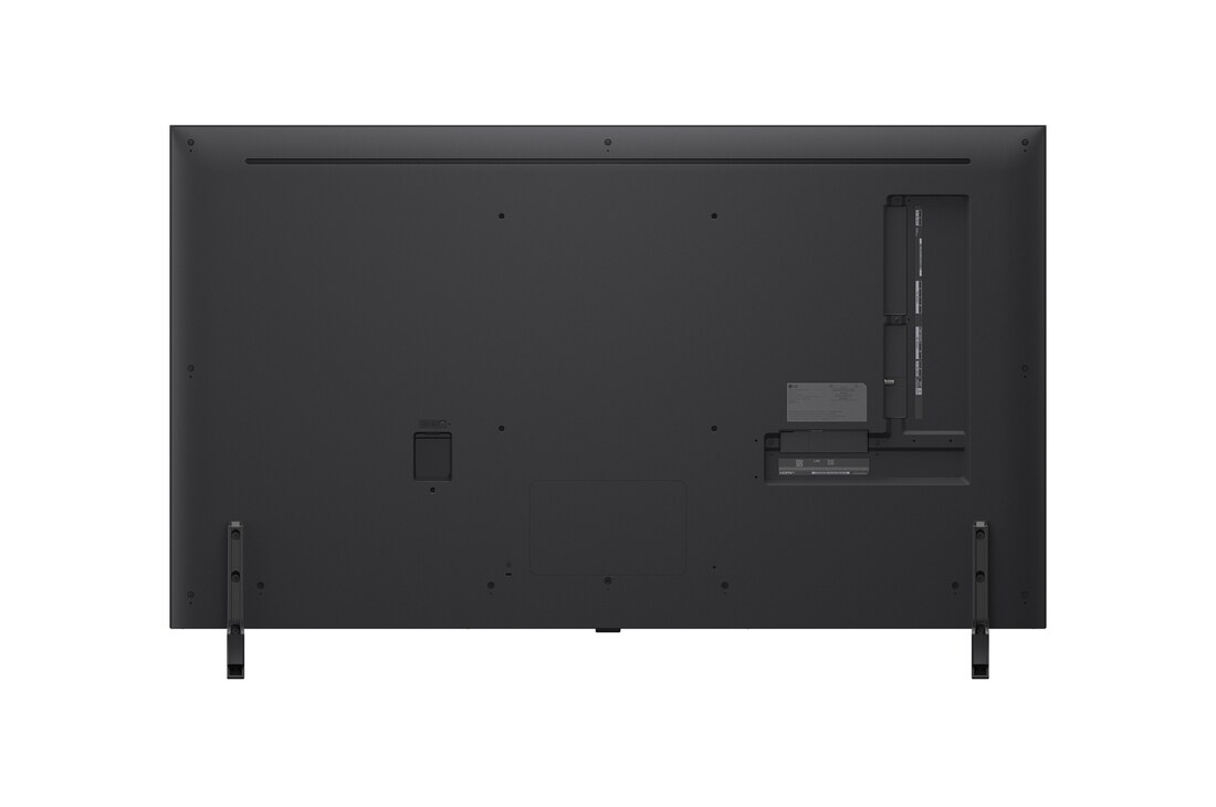 Rear view of LG QNED evo QNED85 TV