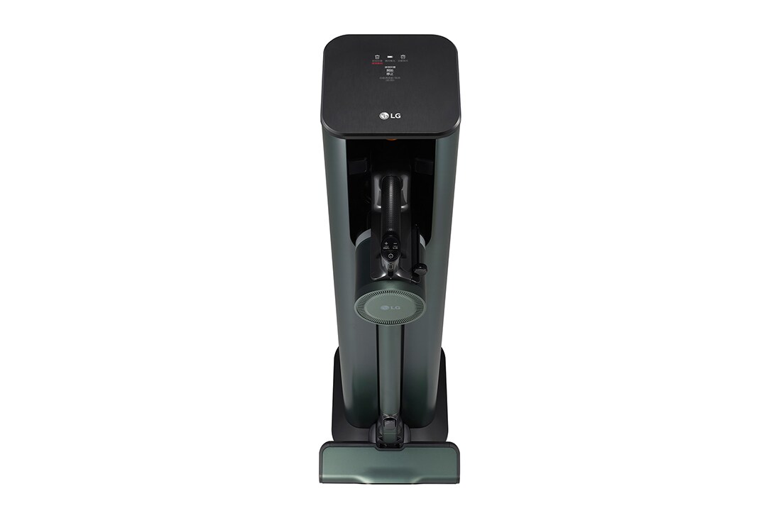 LG Objet Collection | LG CordZero™ A9TS with All-in-One Tower™ (Made in Korea, Nature Green), A9T-STEAM