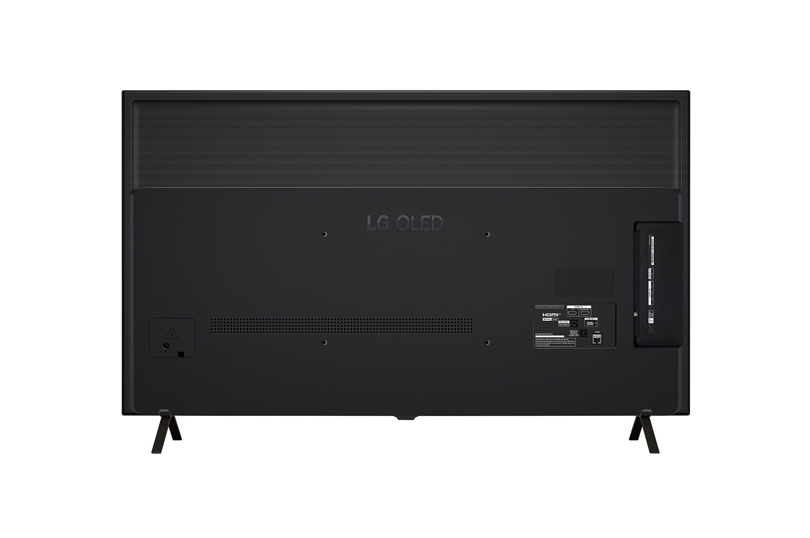 Rear view of LG OLED TV, OLED B4