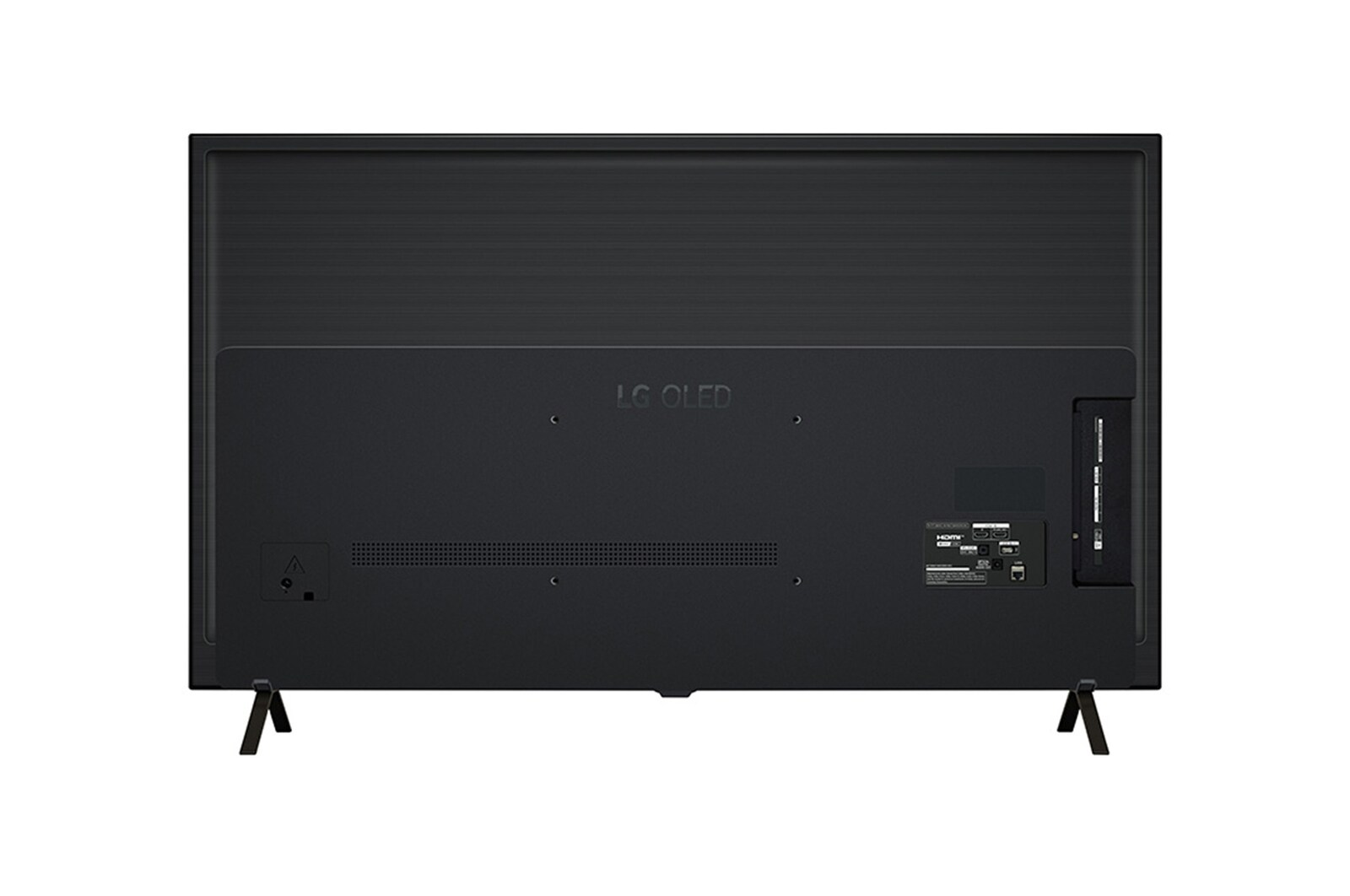 Rear view of LG OLED TV, OLED B4E