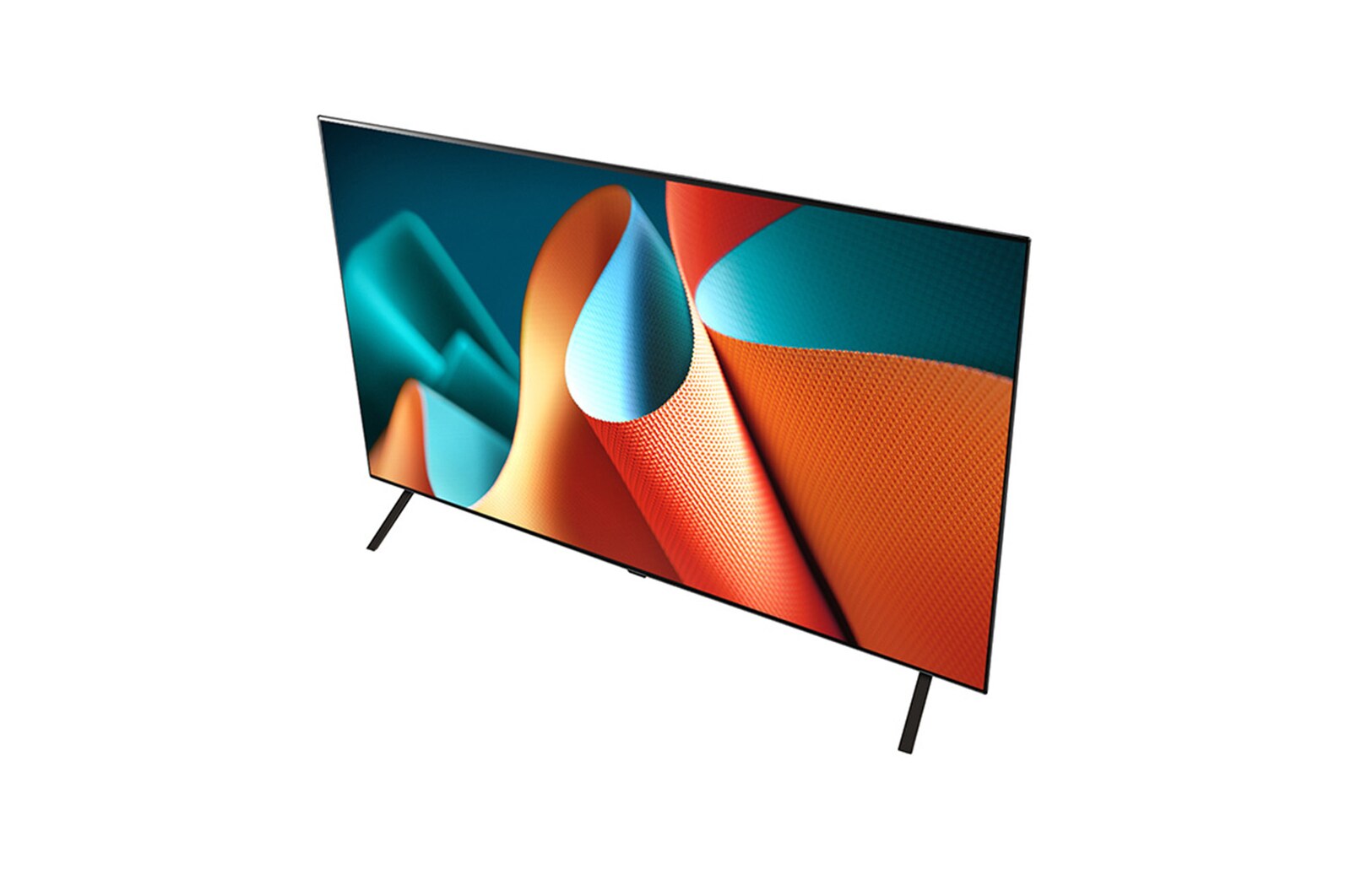 Angled view of LG OLED TV, OLED B4E from above
