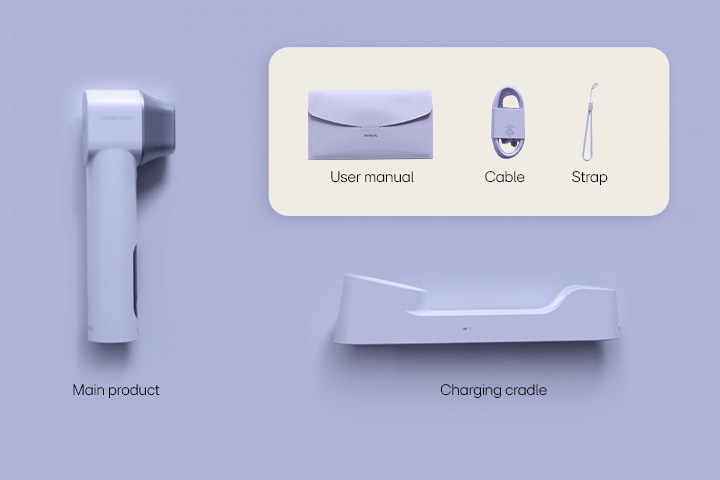 An image showing the components of the product.