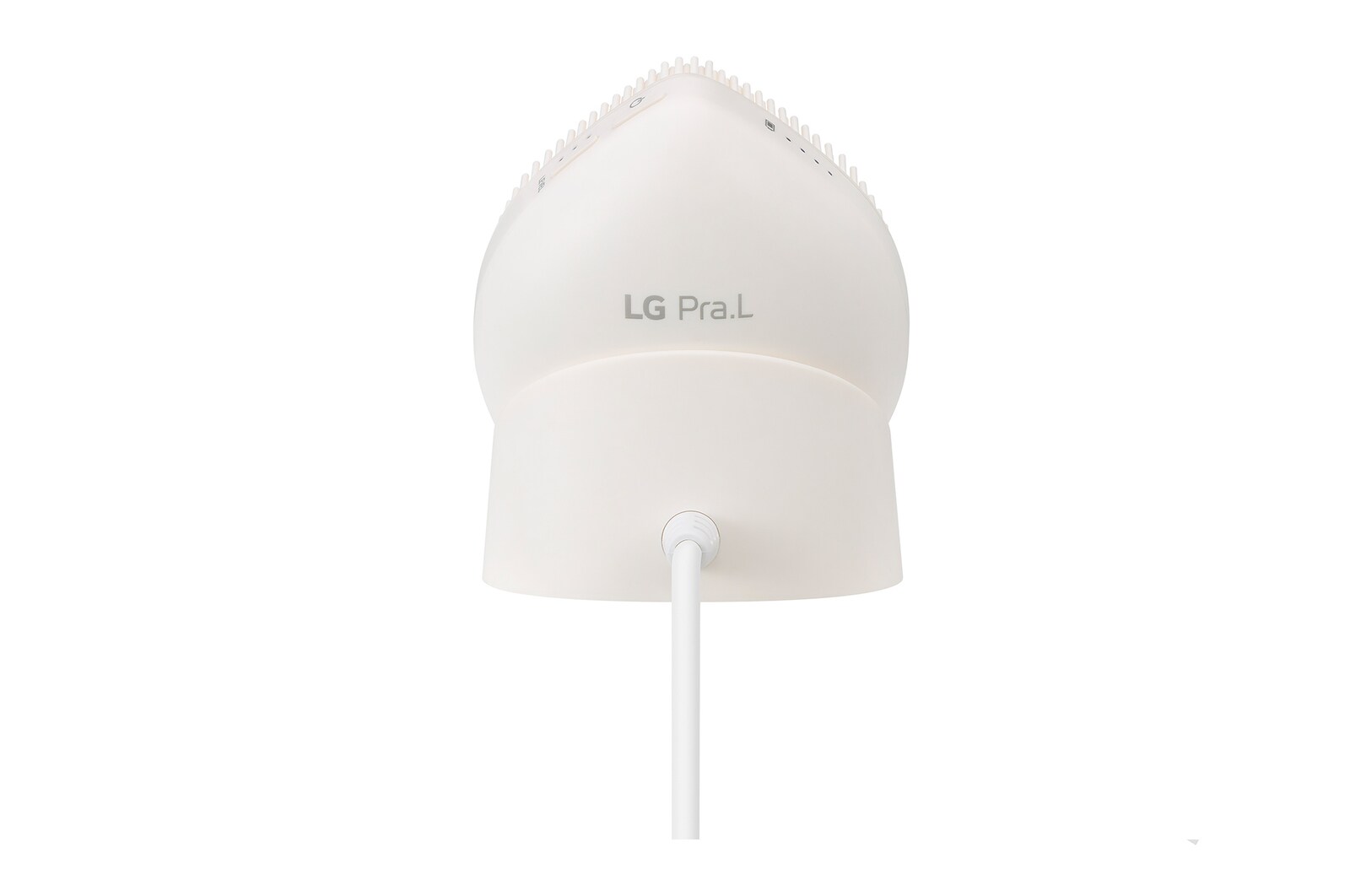 Rear view of LG Pra.L WashPop BCP2A with cradle
