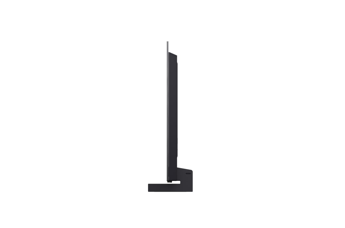 Side view of LG OLED evo AI C5 4K Smart TV.
