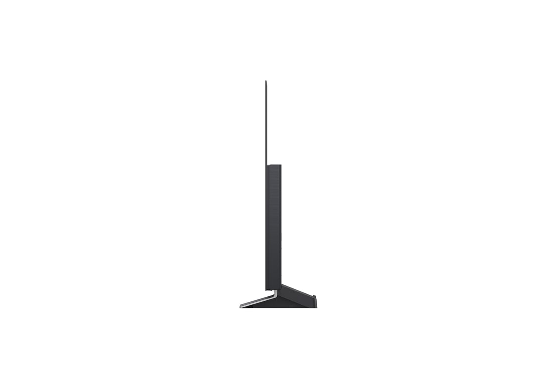 Side view of LG OLED evo AI G5 4K Smart TV.