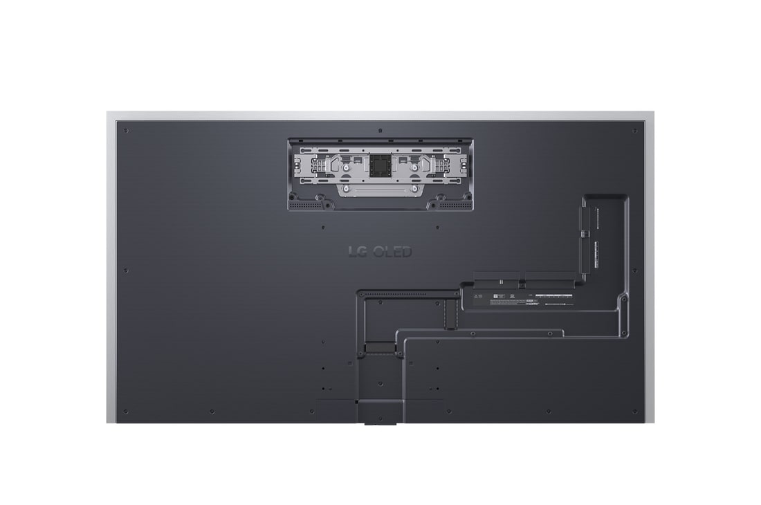 Rear view of LG OLED evo AI G5 4K Smart TV.