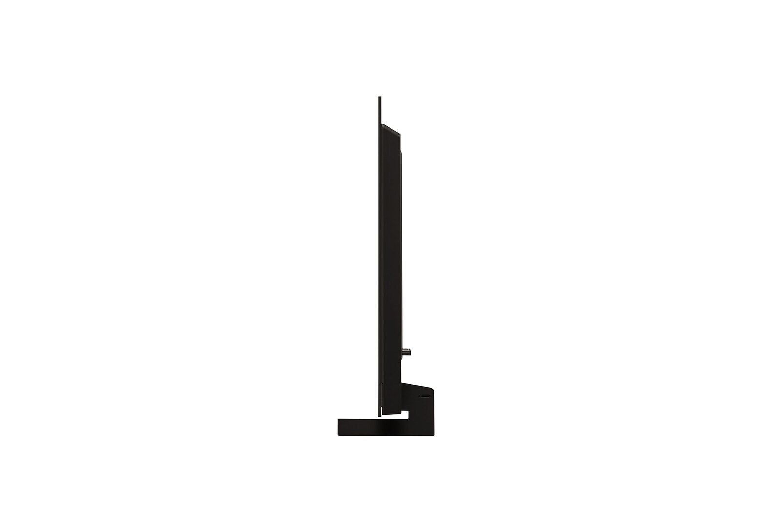 Side view of LG OLED evo TV, OLED C4
