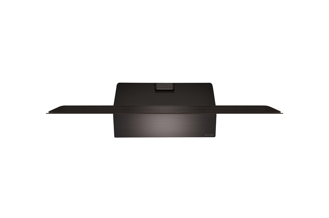 Angled view of LG OLED evo TV, OLED C4 from above