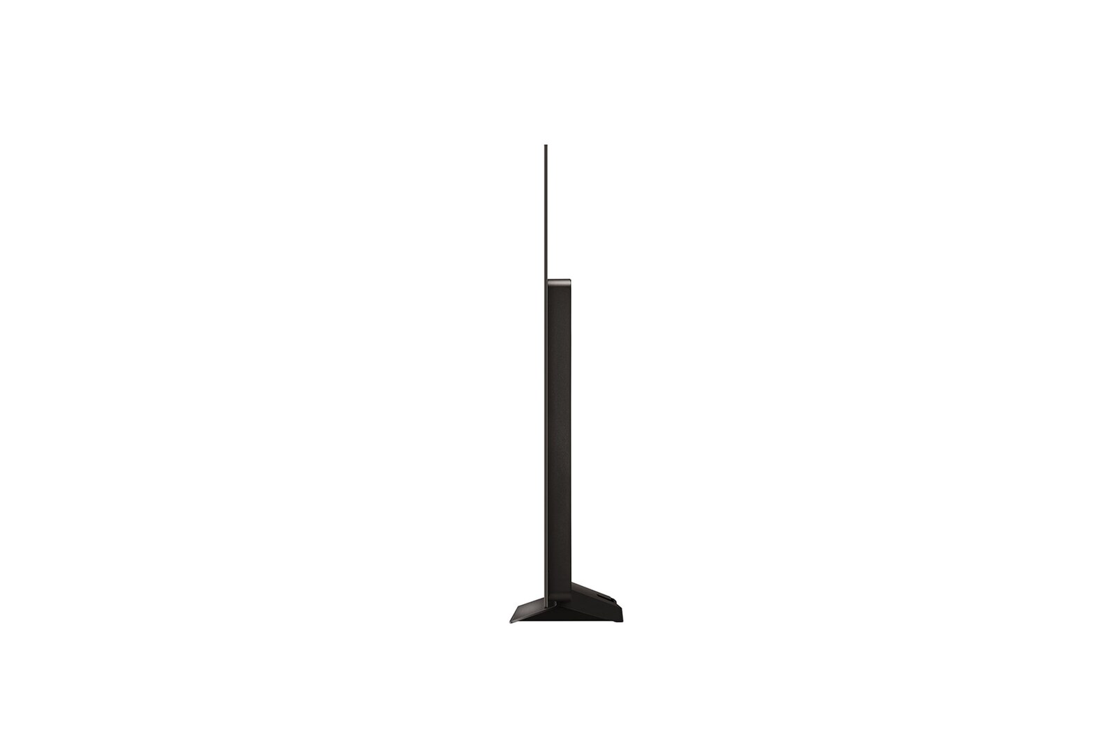Side view of LG OLED evo TV, OLED C4