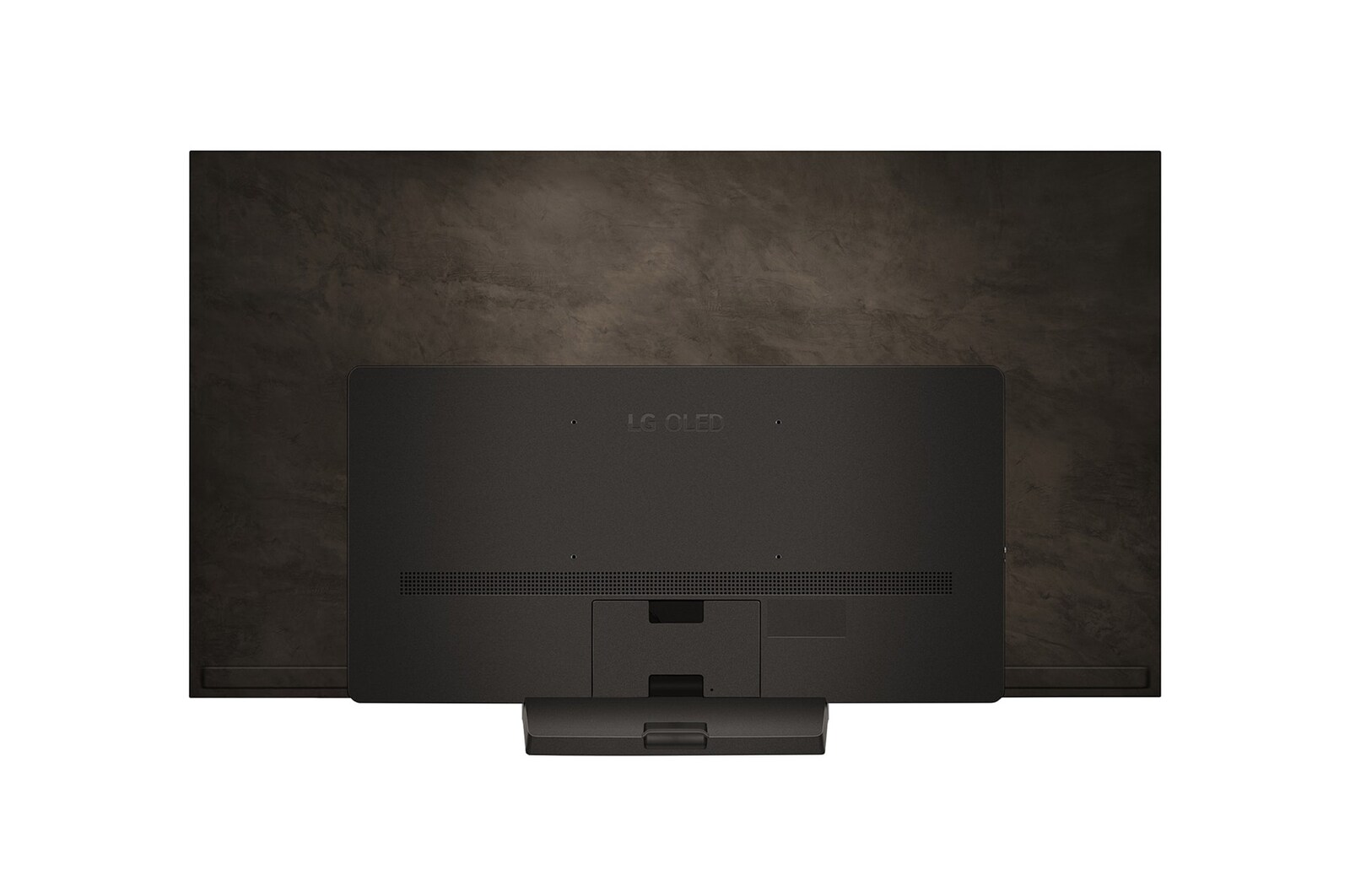 Rear view of LG OLED evo TV, OLED C4