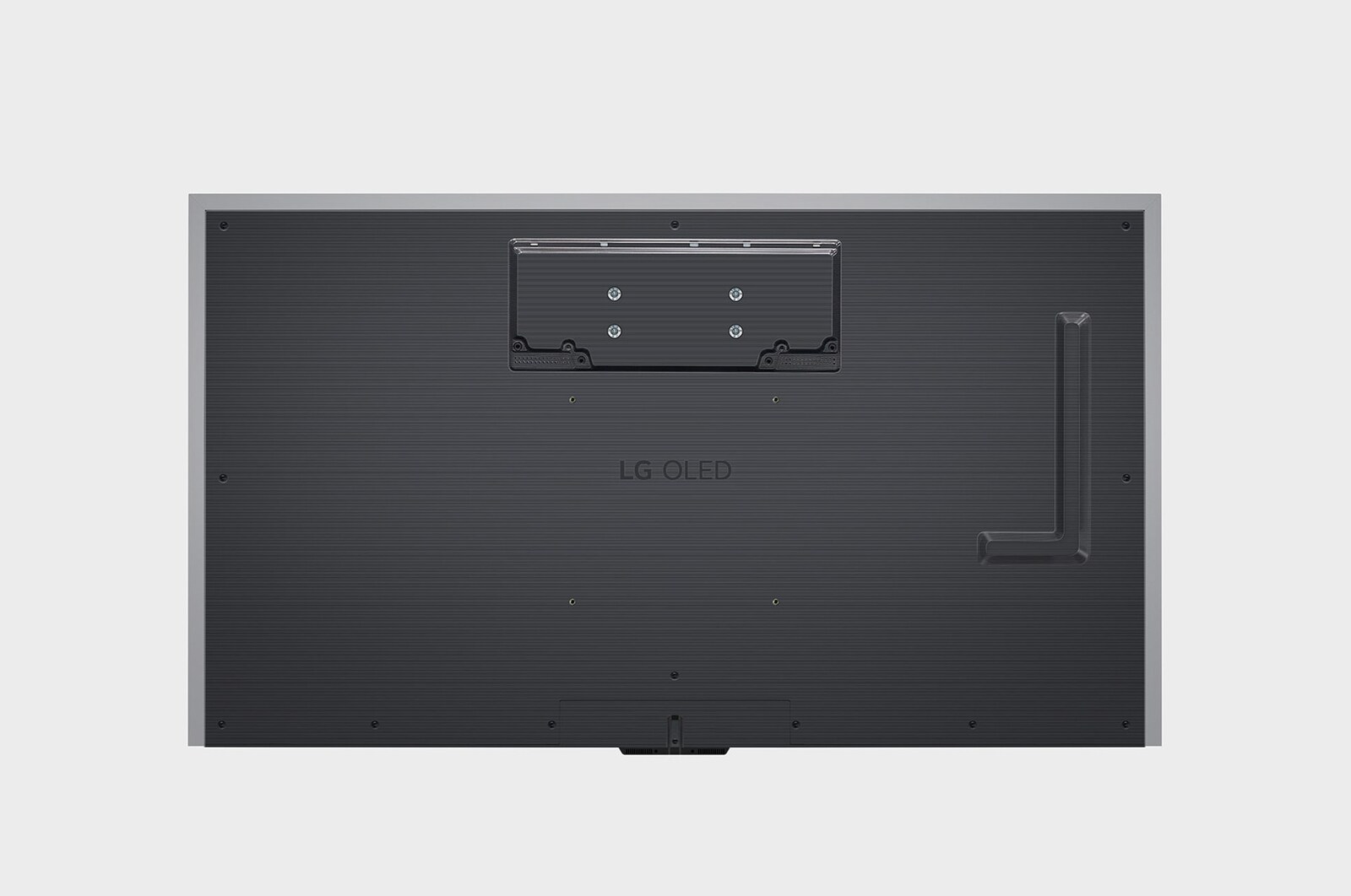 Rear view of LG OLED evo TV, OLED M4