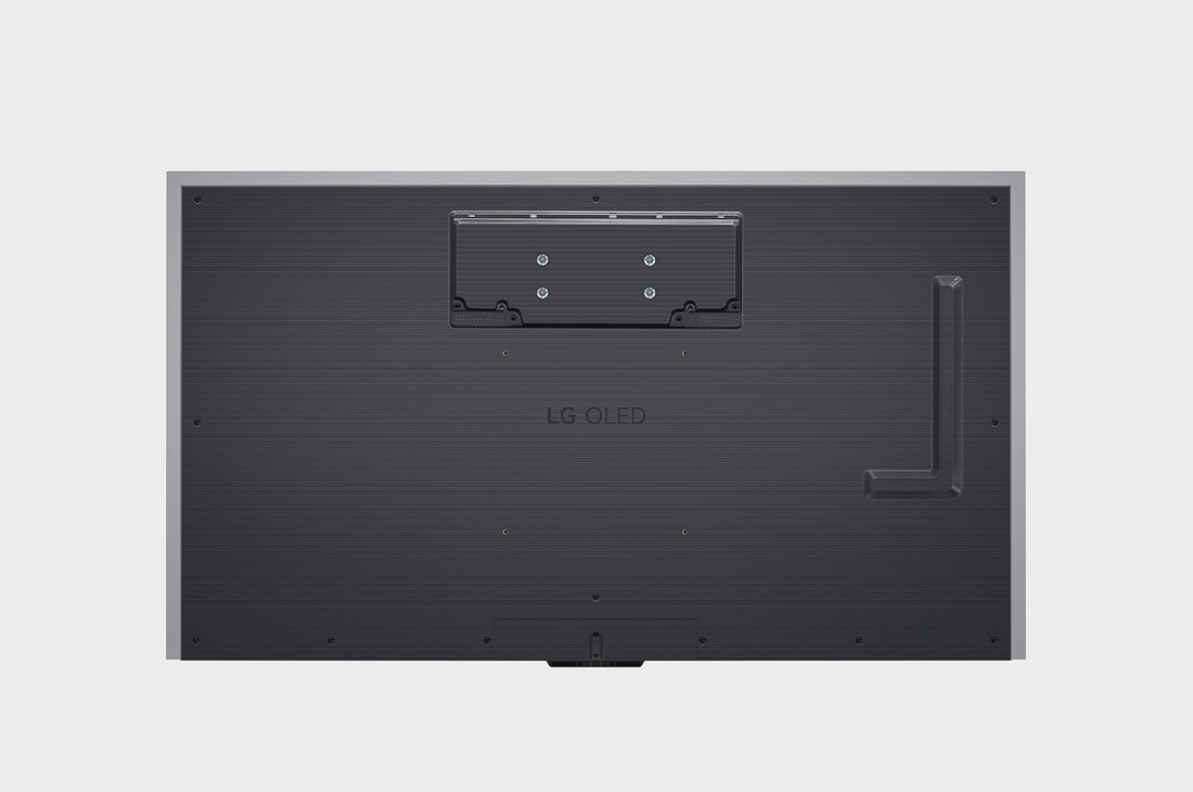 Rear view of LG OLED evo TV, OLED M4