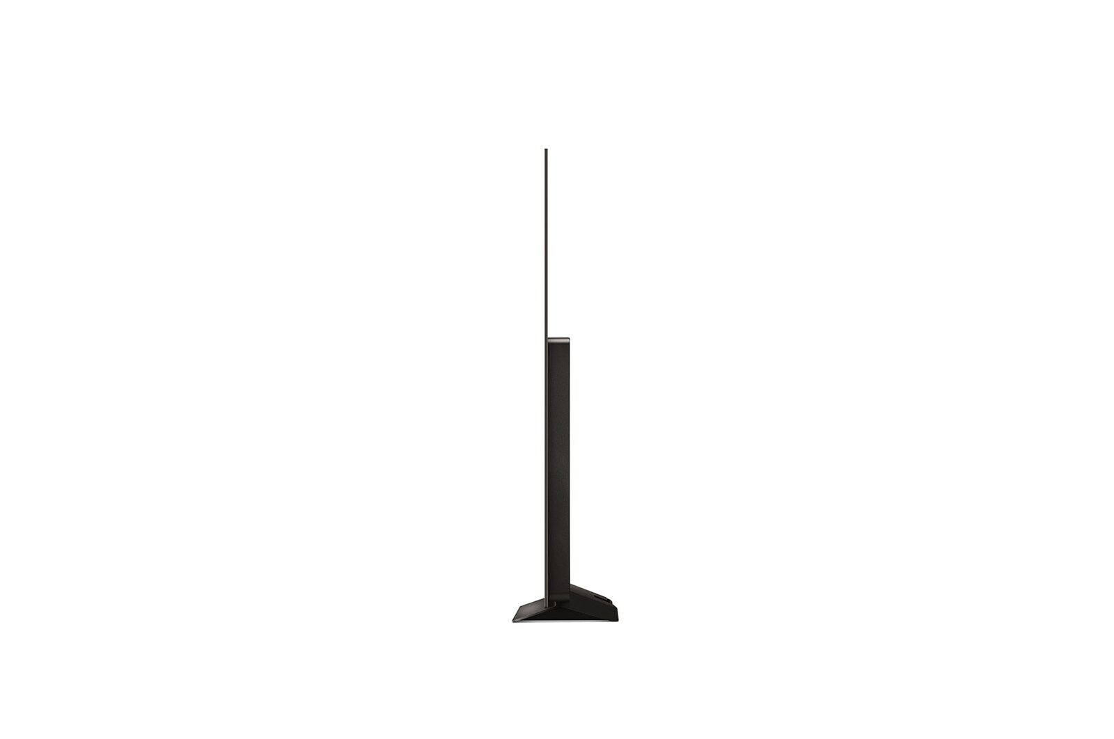 Side view of LG OLED evo TV, OLED C4