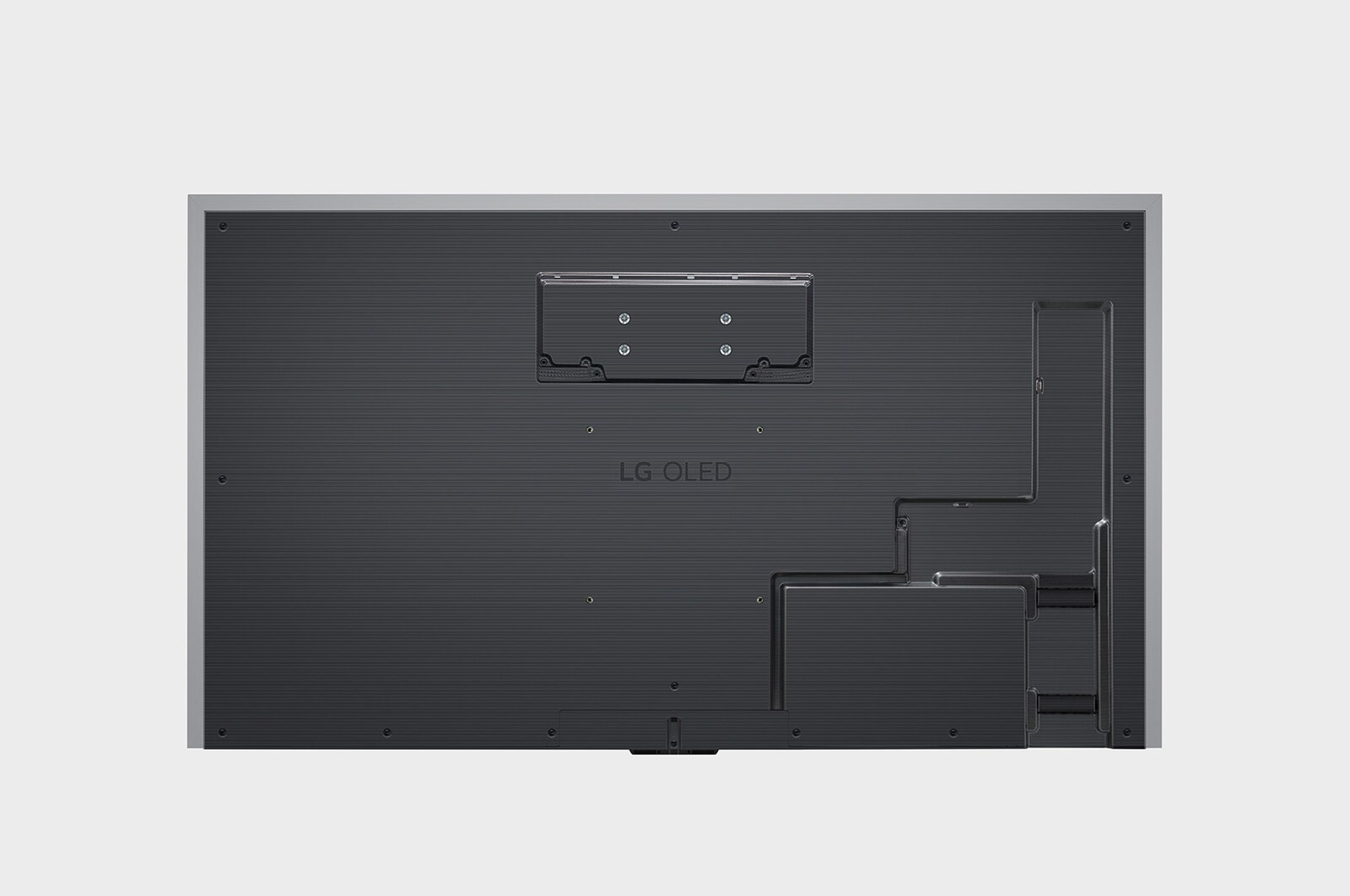 Rear view of LG OLED evo TV, OLED M4