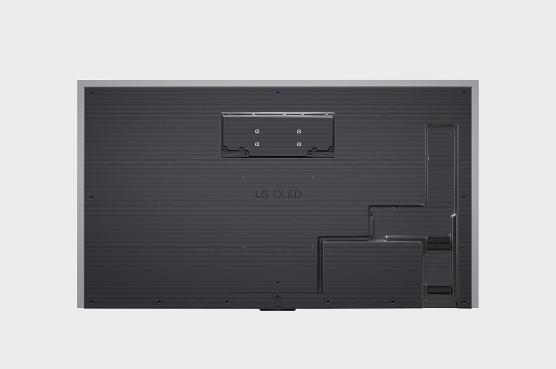 Rear view of LG OLED evo TV, OLED M4
