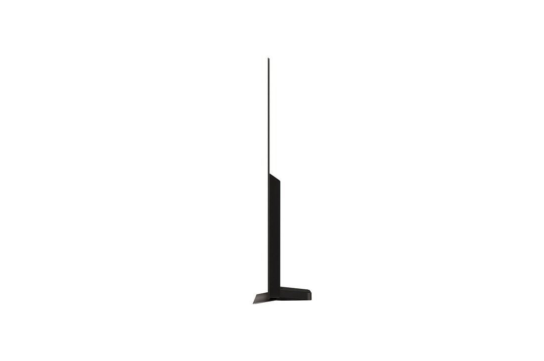 Side view of LG OLED evo TV, OLED C4