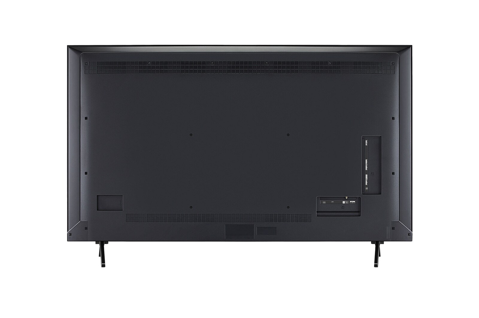 Rear view of LG QNED evo QNED92 TV.